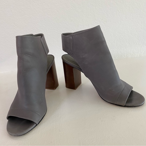 Vince ‘Faye’ Open Toe Gray Bootie - Picture 2 of 7